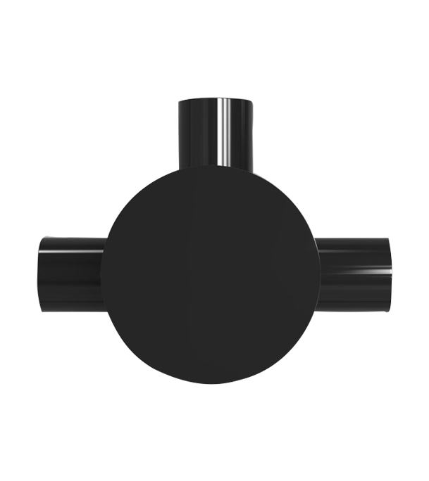 Vigo Electric Circular Box 3/4" big 3 MO Black